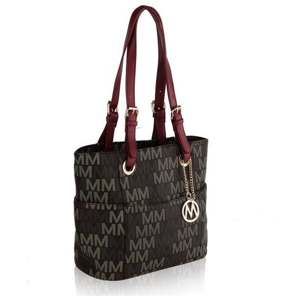 Weird Giraffe Games MKF Collection by Mia K. MKF-LKC-MU6397RD Cavalli M Signature Tote Bag by Mia K. Farrow - Red MKF-LKC-MU6397RD